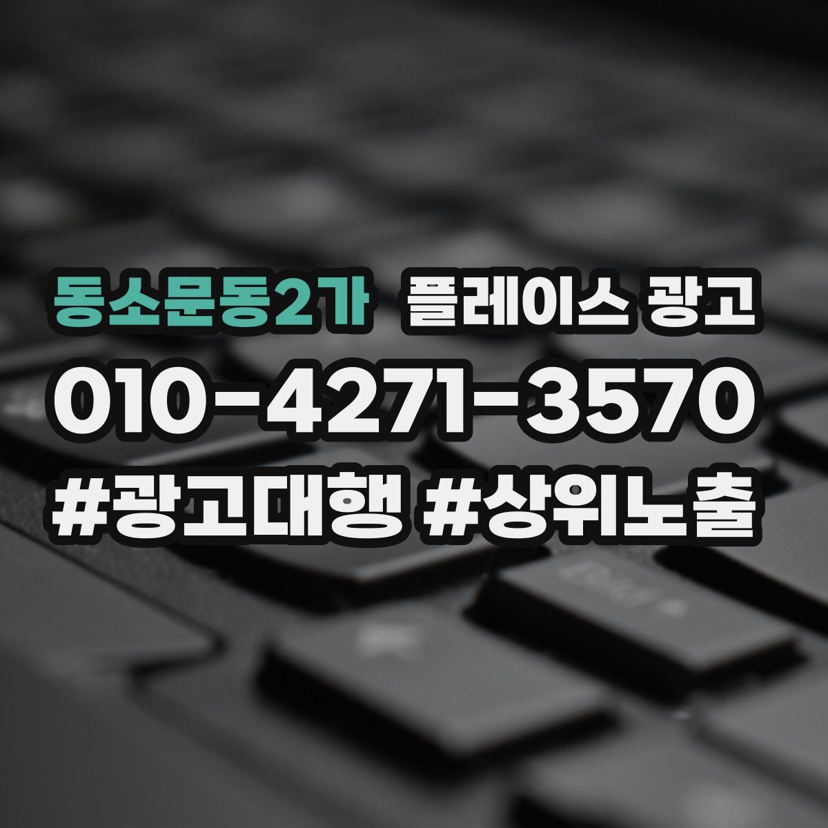 동소문동2가 플레이스 광고