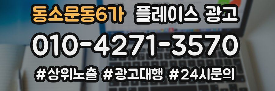 동소문동6가 플레이스 광고