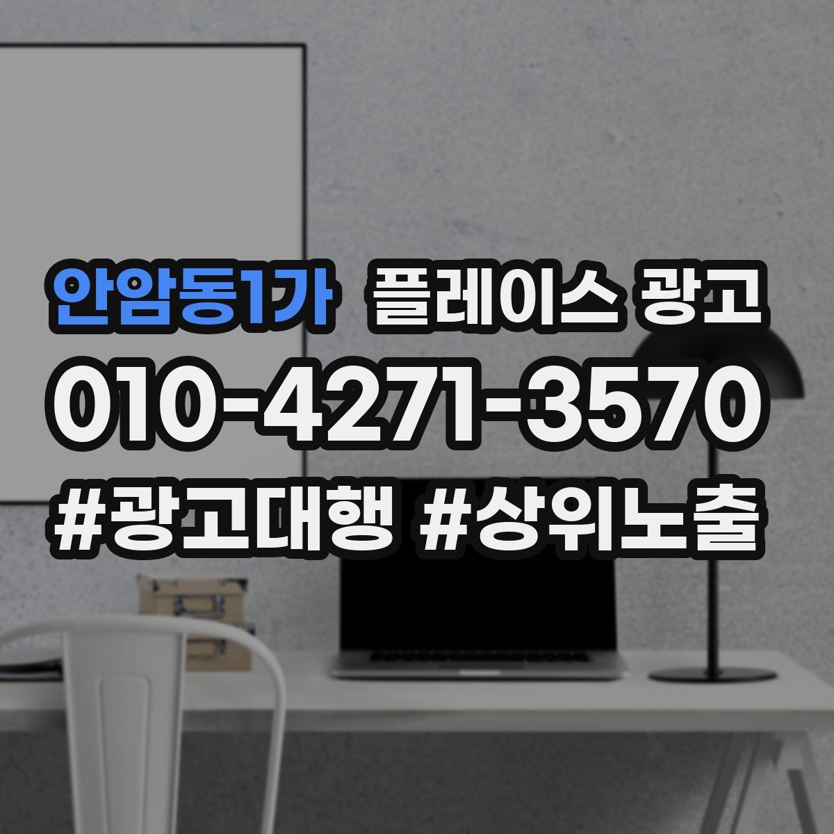 안암동1가 플레이스 광고