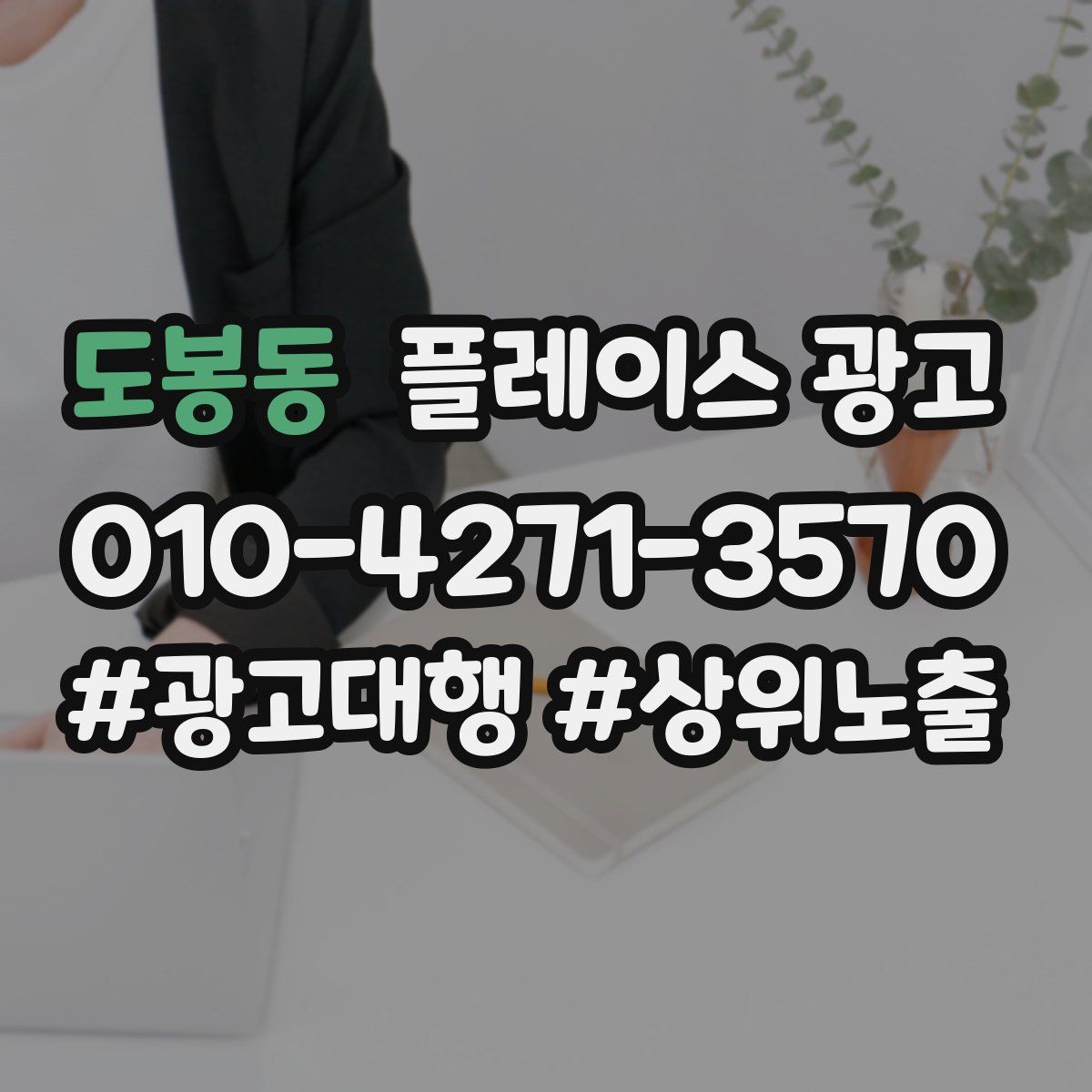 도봉동 플레이스 광고