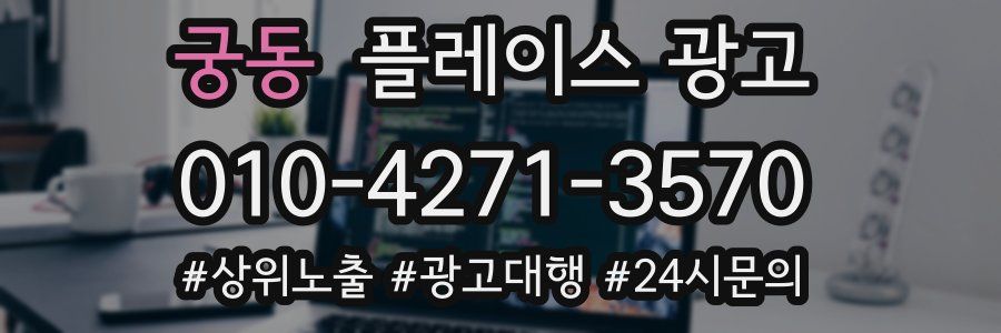 궁동 플레이스 광고