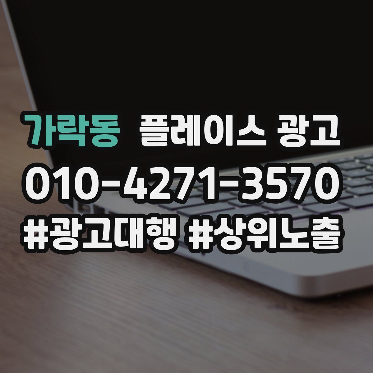 가락동 플레이스 광고