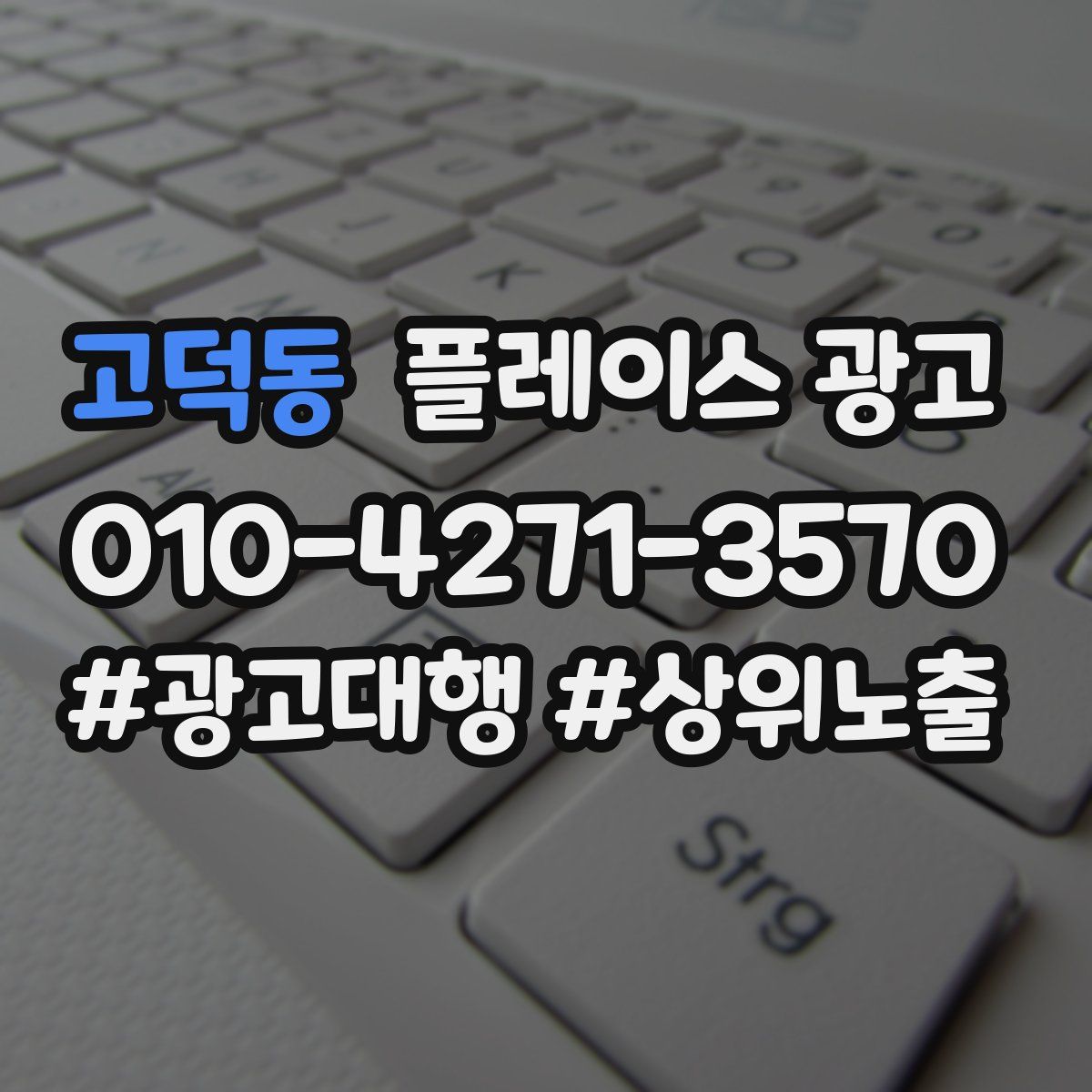 고덕동 플레이스 광고