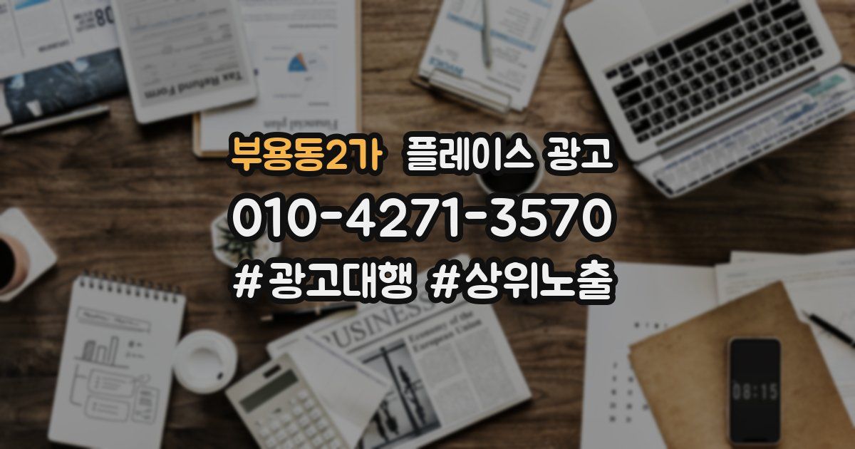 부용동2가 플레이스 광고