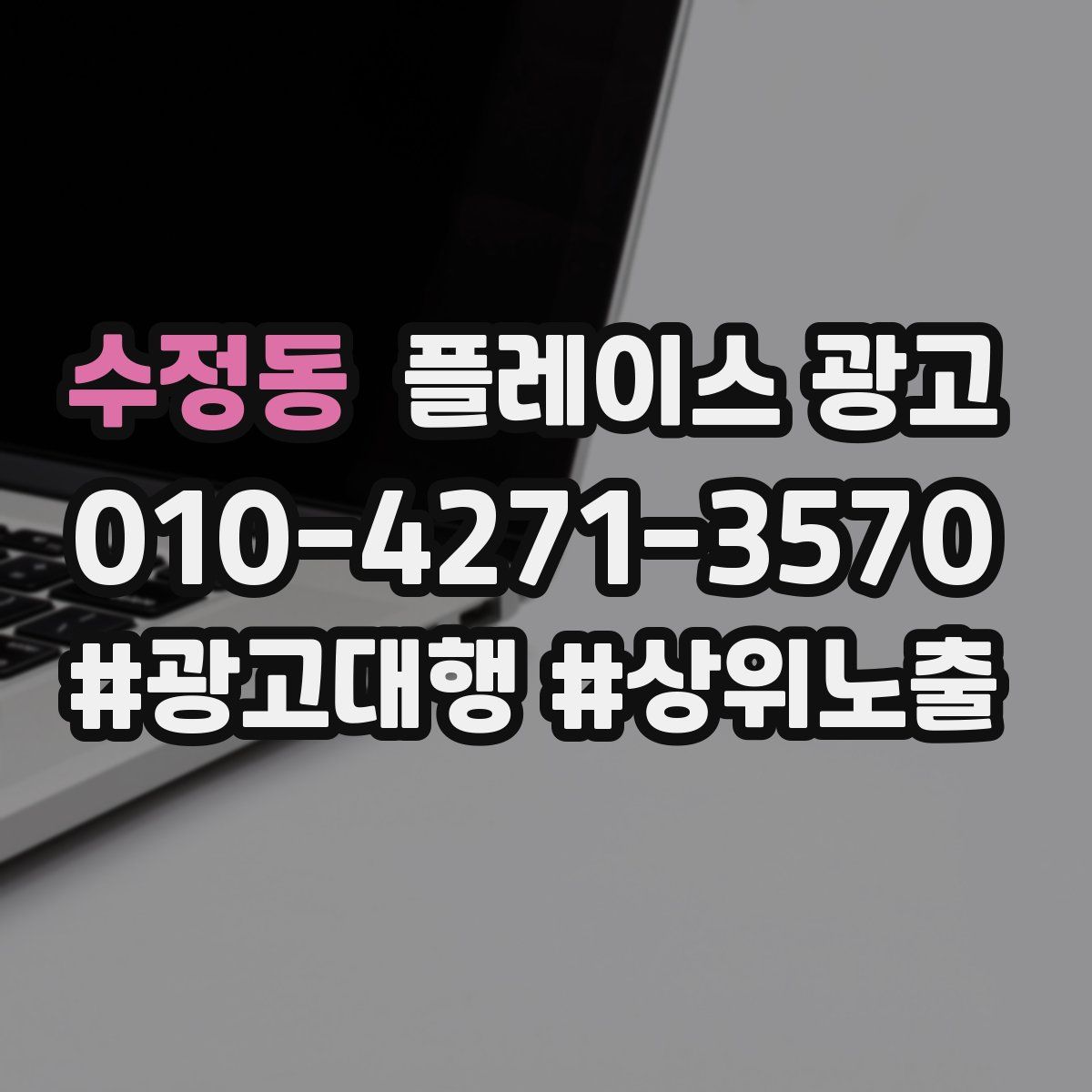 수정동 플레이스 광고