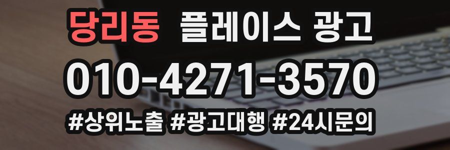 당리동 플레이스 광고