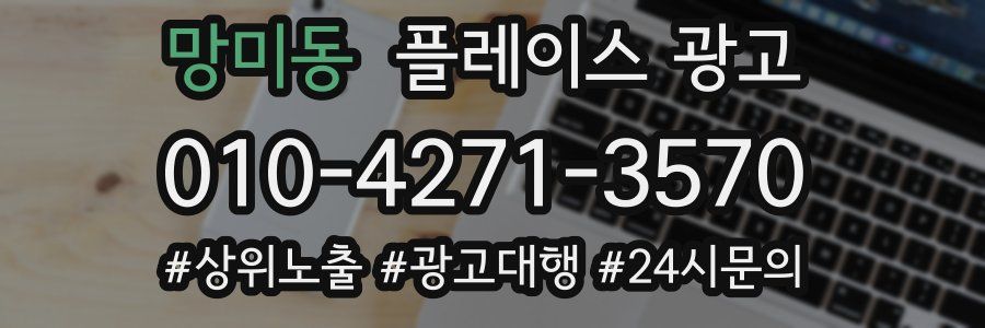 망미동 플레이스 광고