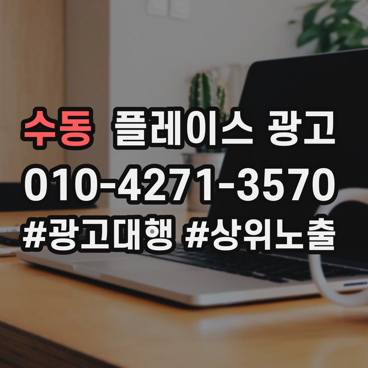 수동 플레이스 광고