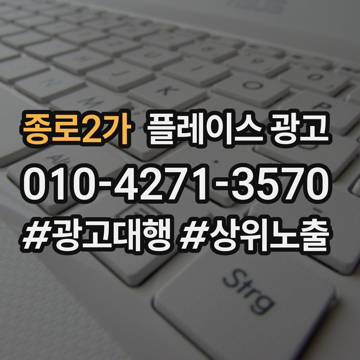 종로2가 플레이스 광고