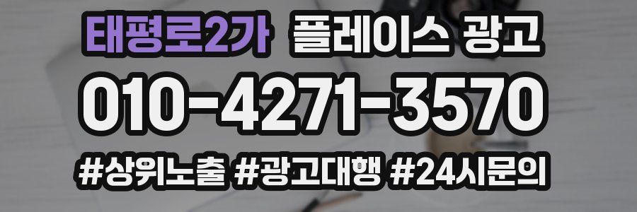 태평로2가 플레이스 광고
