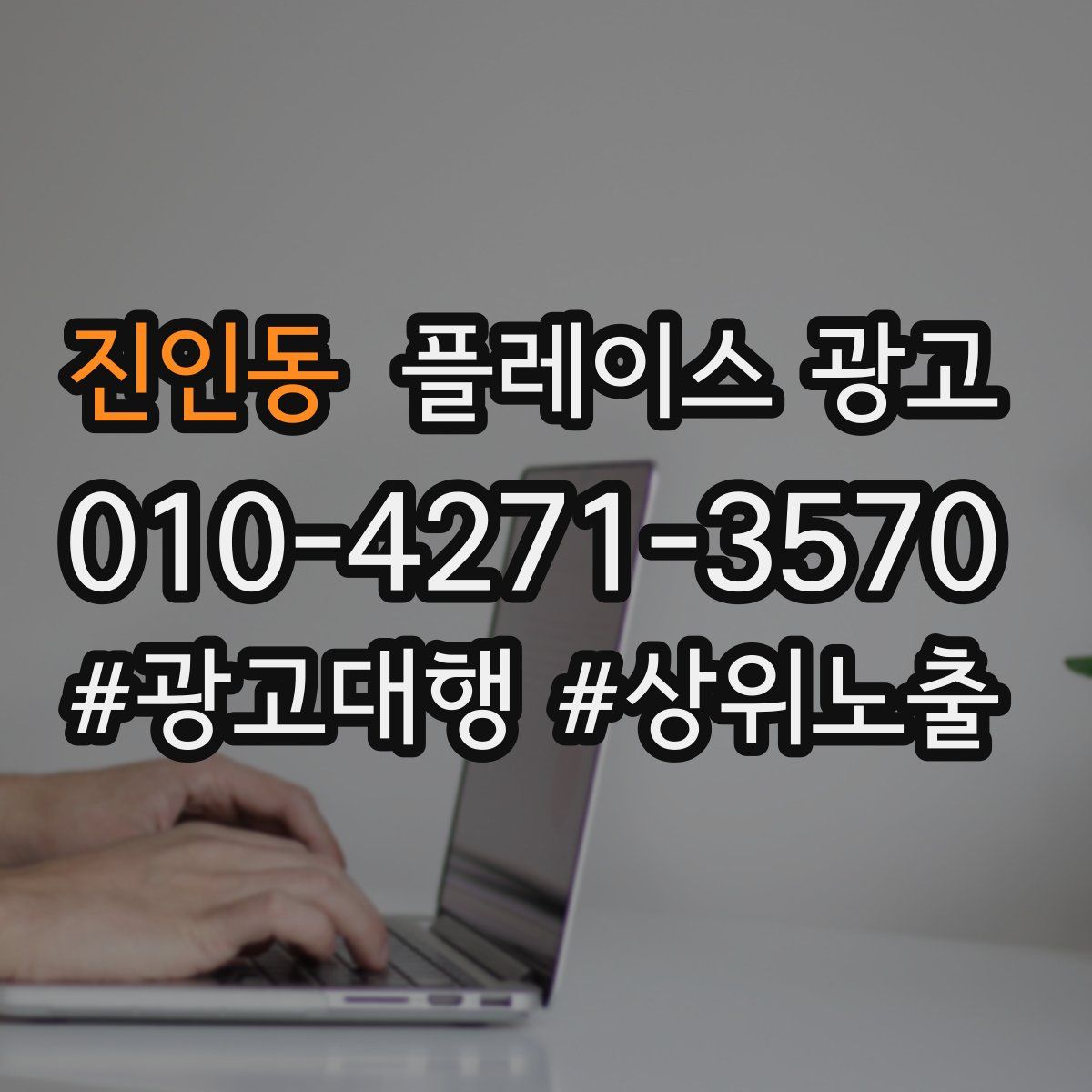 진인동 플레이스 광고