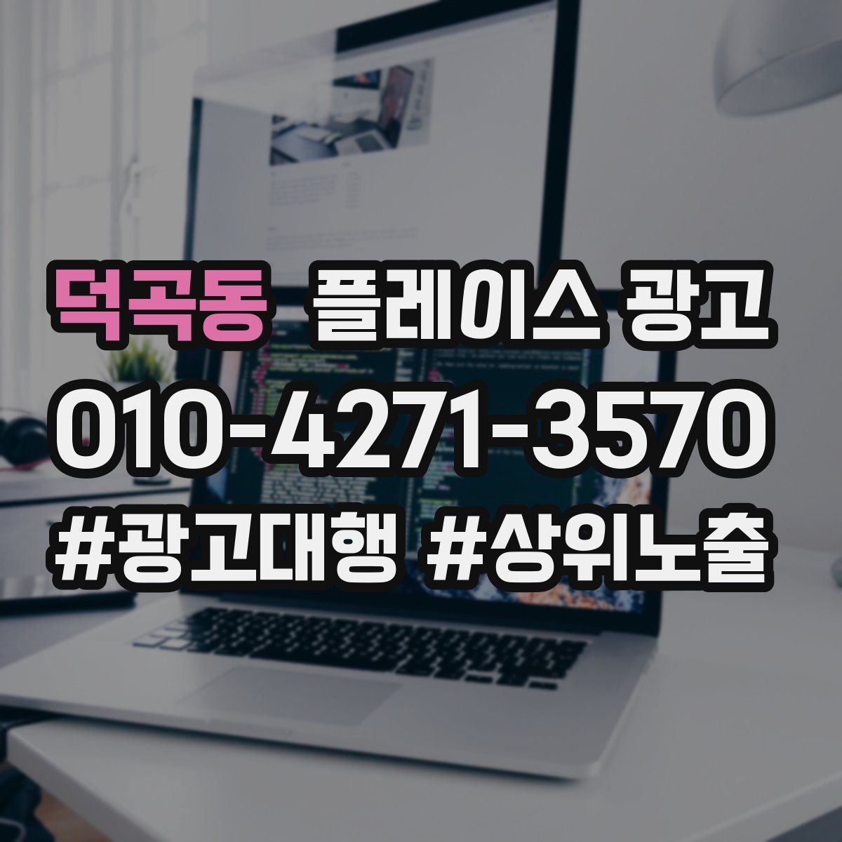덕곡동 플레이스 광고