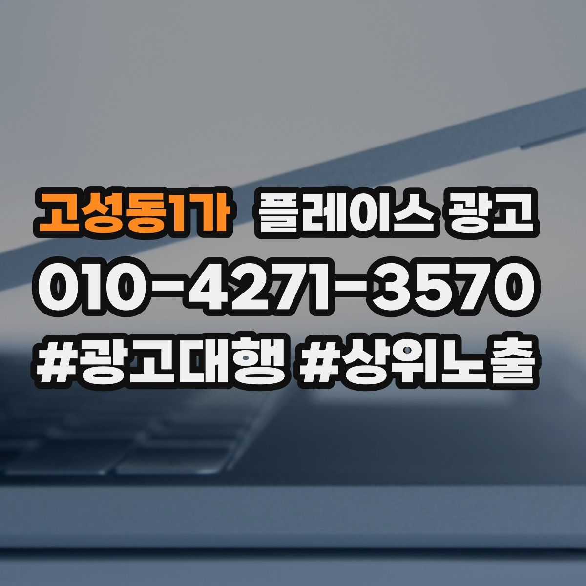 고성동1가 플레이스 광고