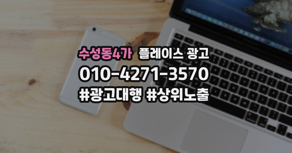 수성동4가 플레이스 광고