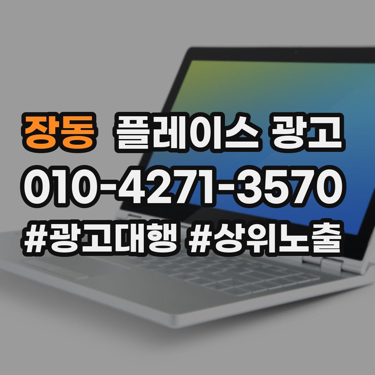 장동 플레이스 광고