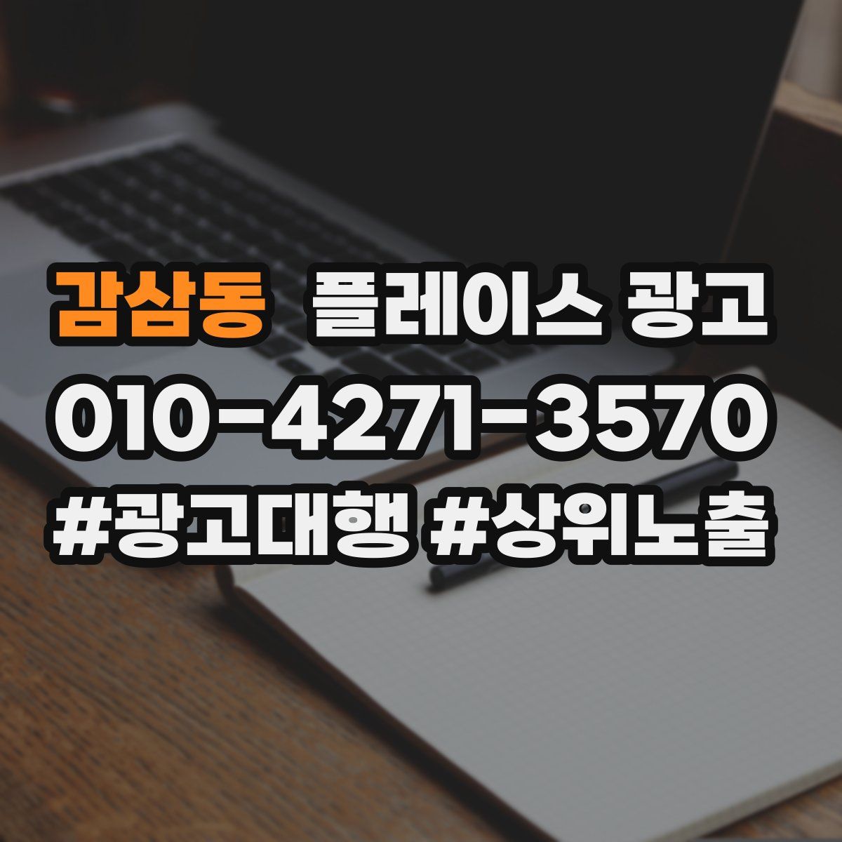 감삼동 플레이스 광고