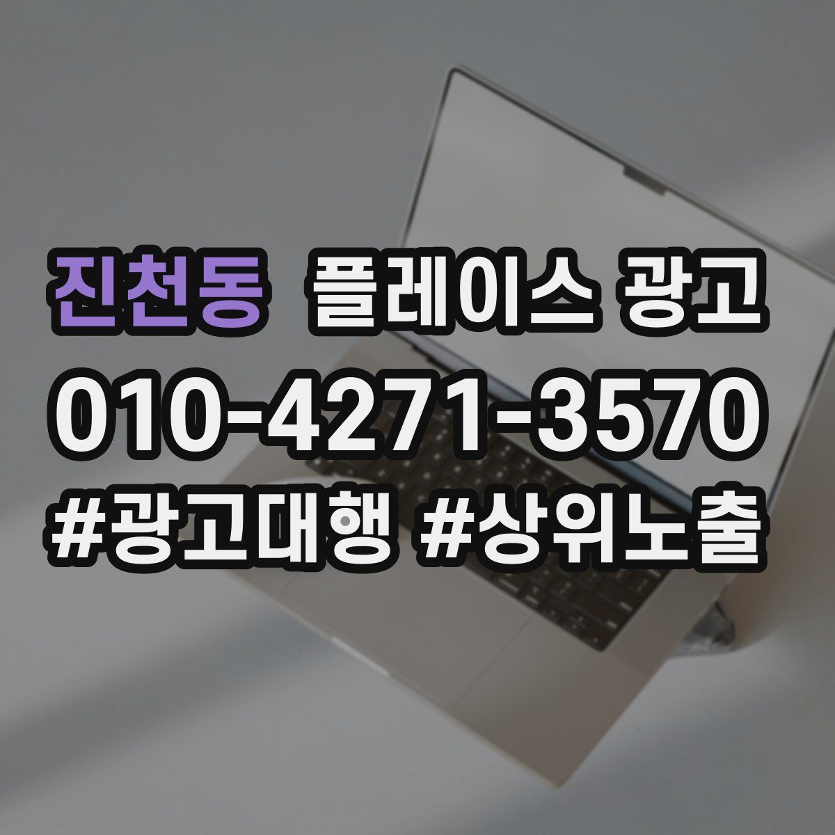진천동 플레이스 광고