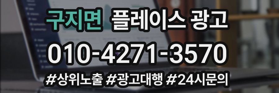 구지면 플레이스 광고