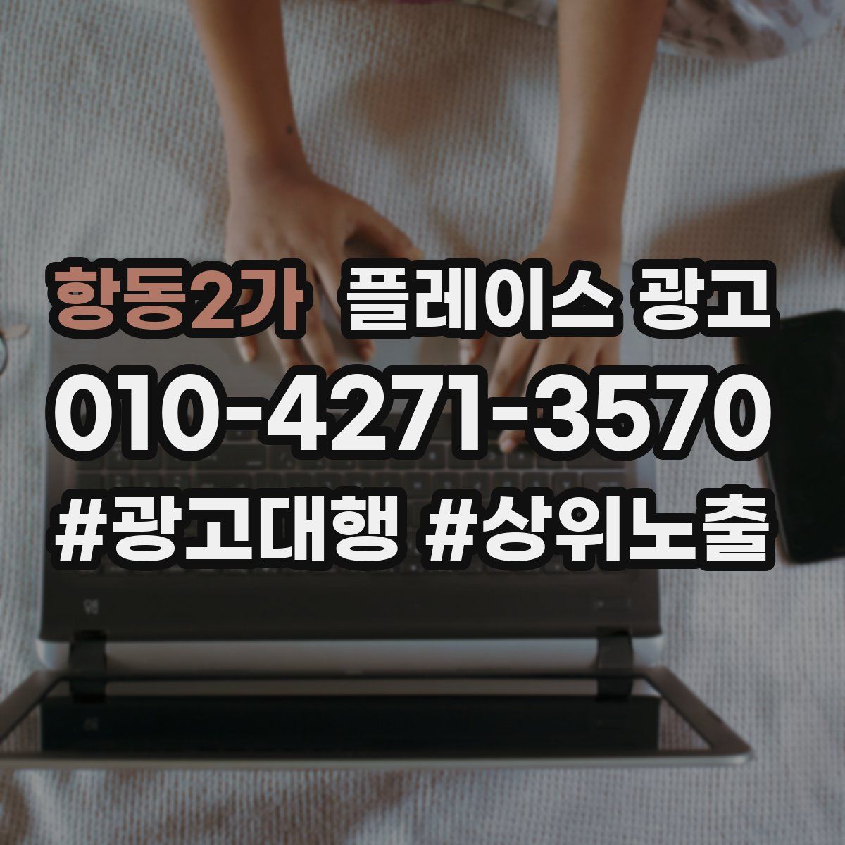 항동2가 플레이스 광고