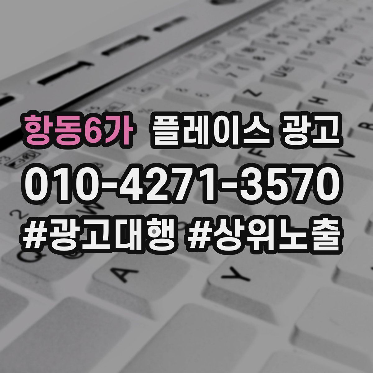 항동6가 플레이스 광고