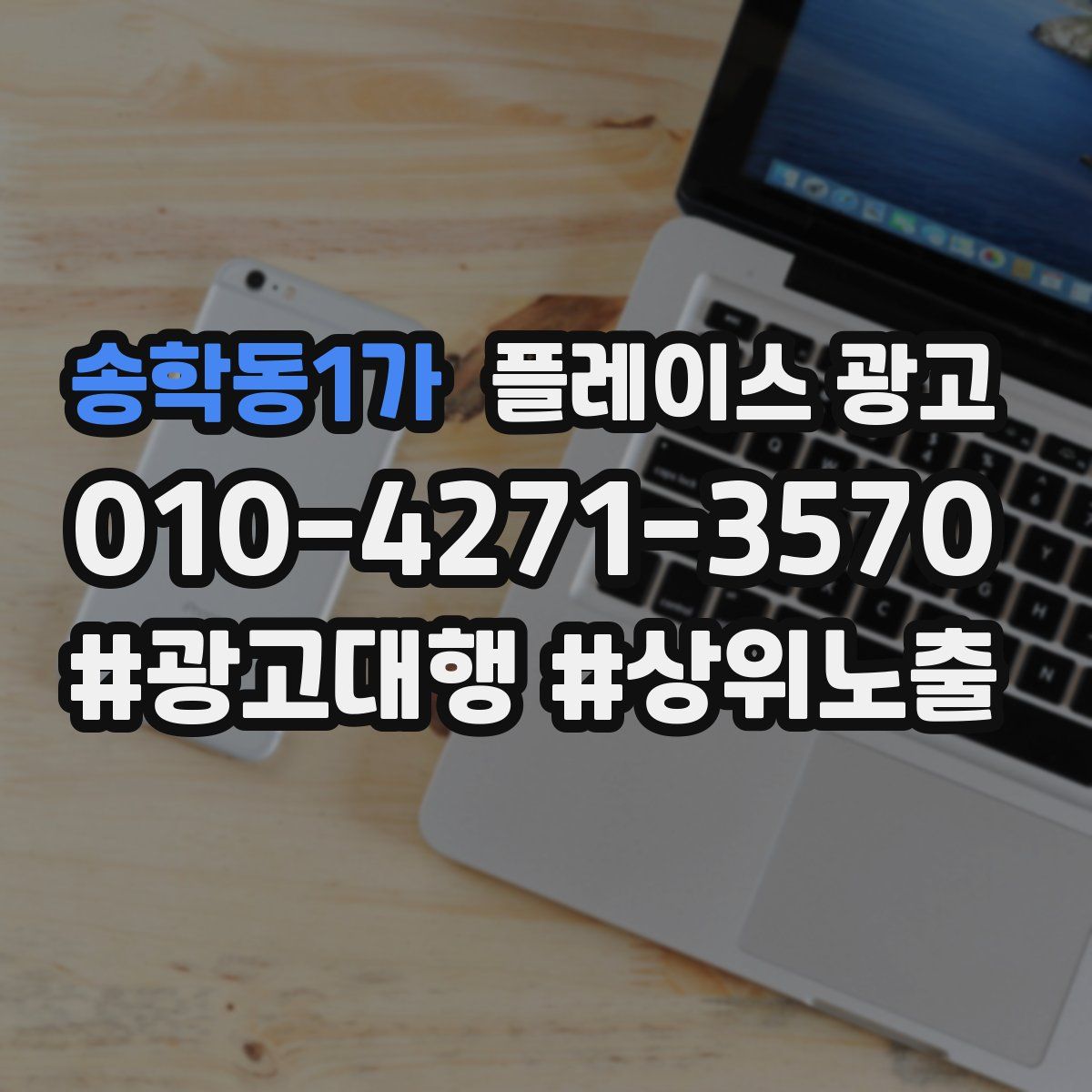 송학동1가 플레이스 광고