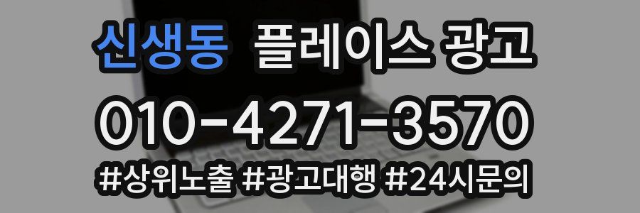 신생동 플레이스 광고