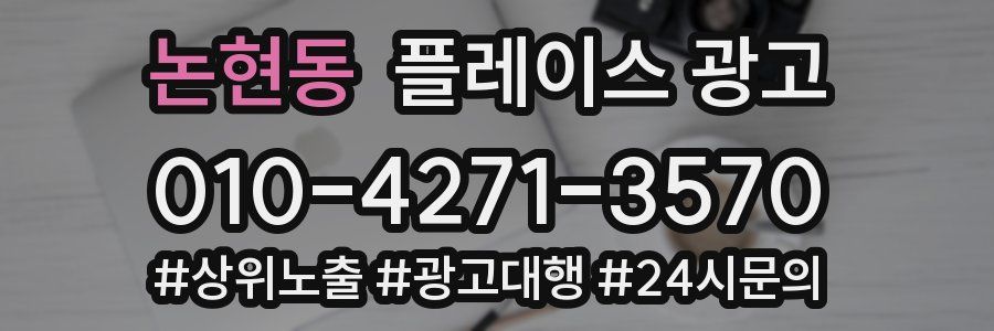 논현동 플레이스 광고