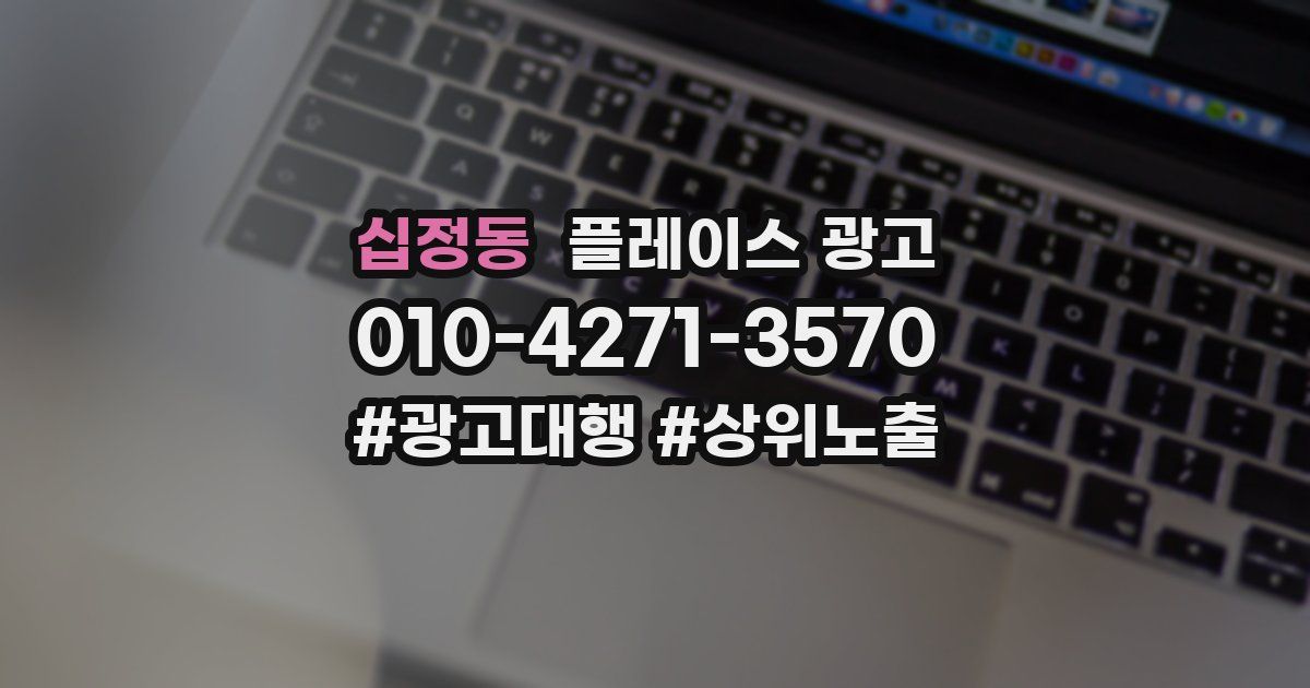십정동 플레이스 광고