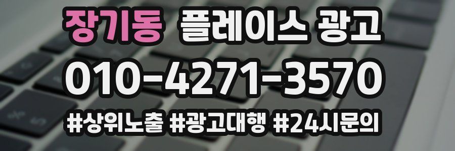 장기동 플레이스 광고