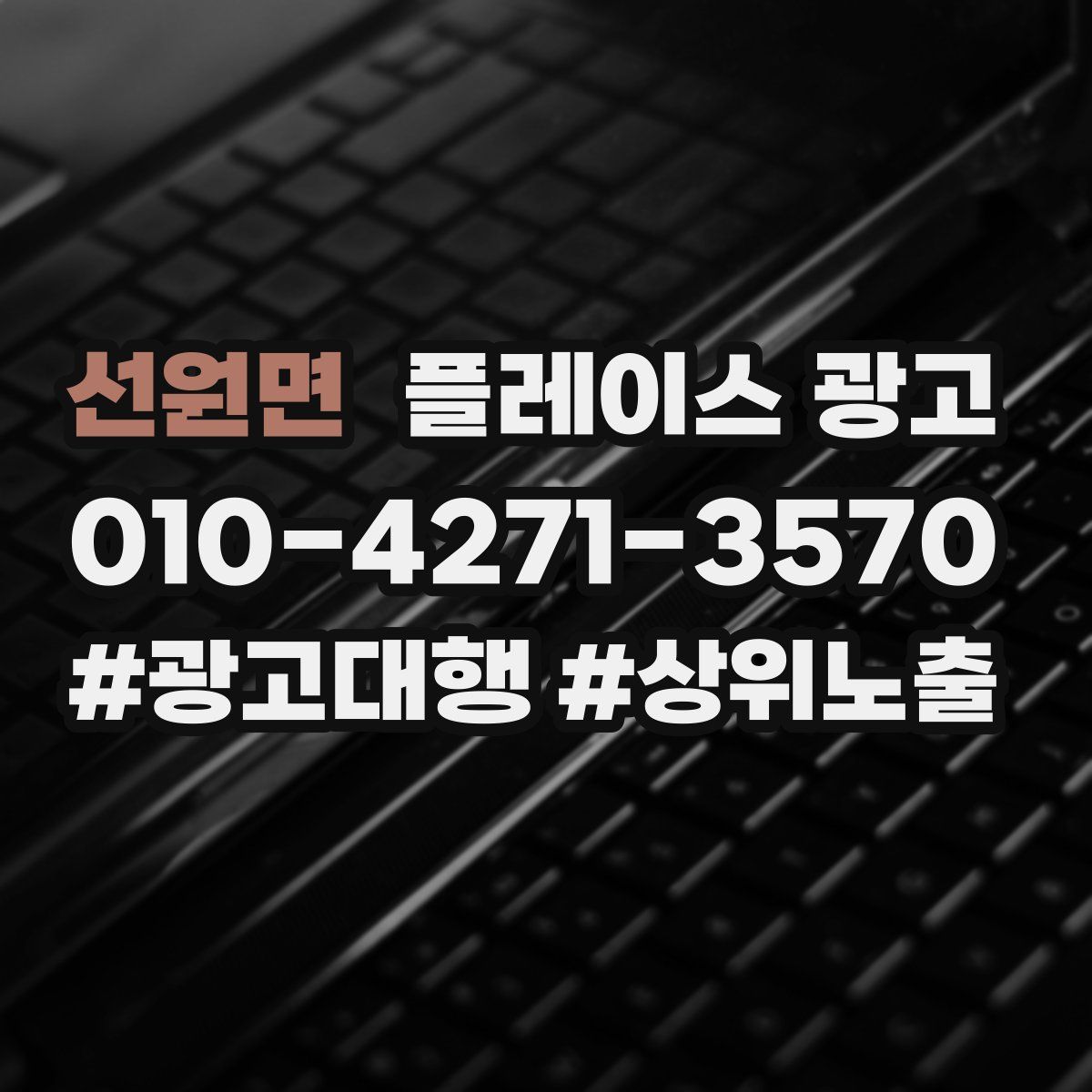 선원면 플레이스 광고
