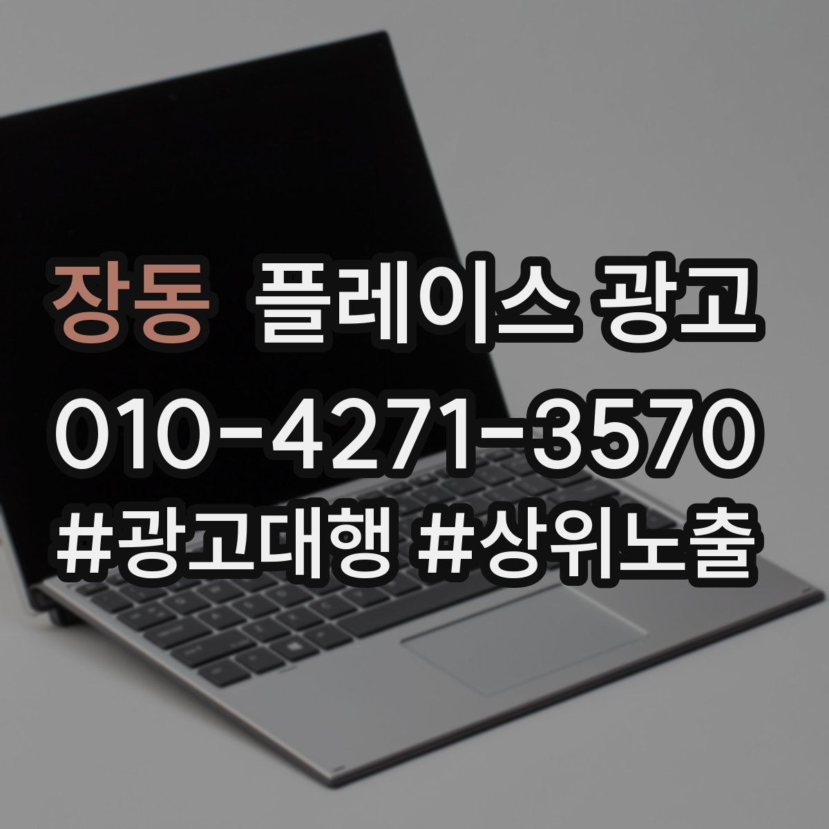 장동 플레이스 광고