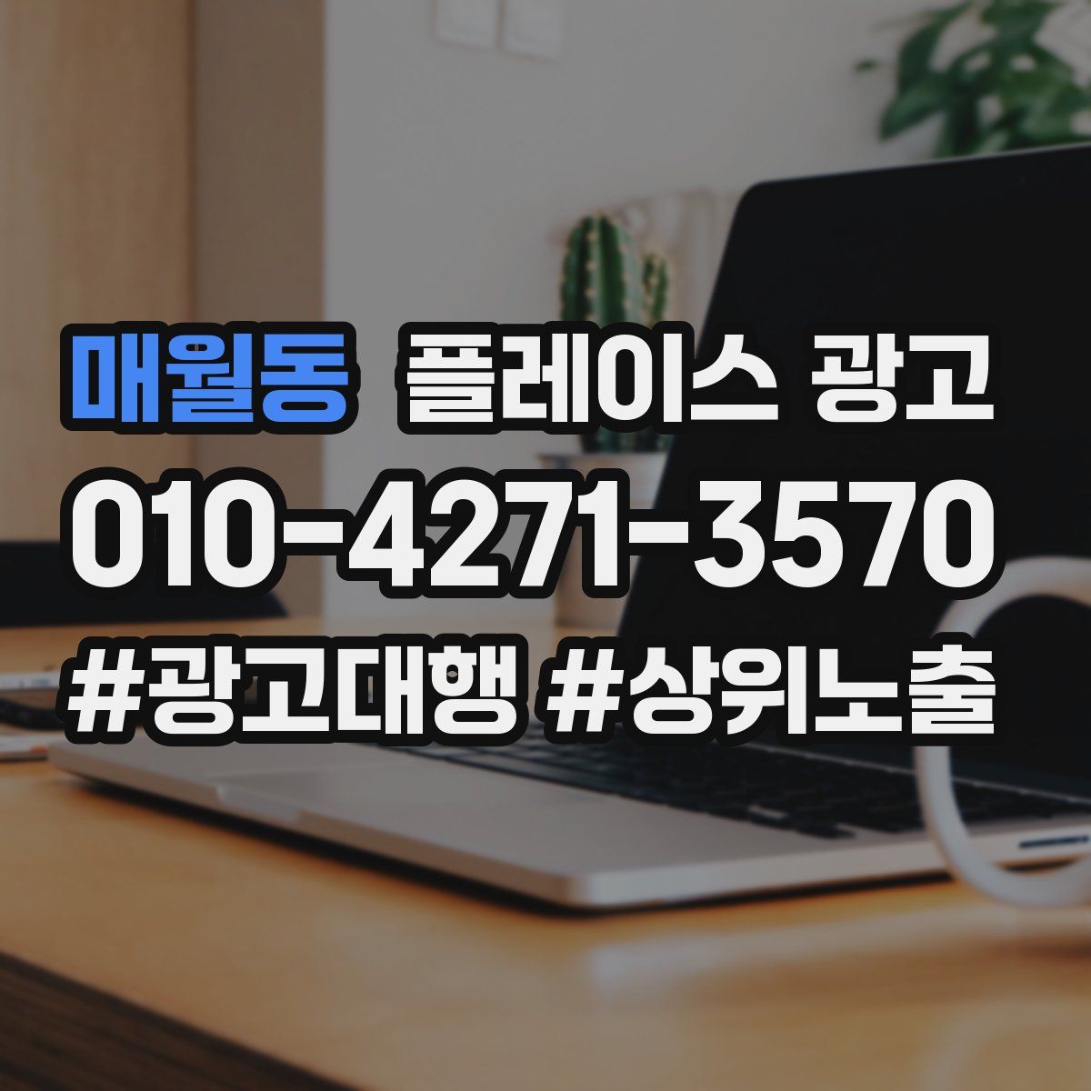 매월동 플레이스 광고