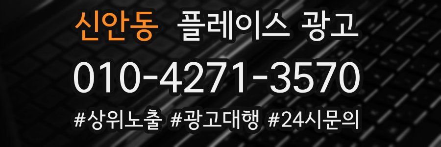 신안동 플레이스 광고