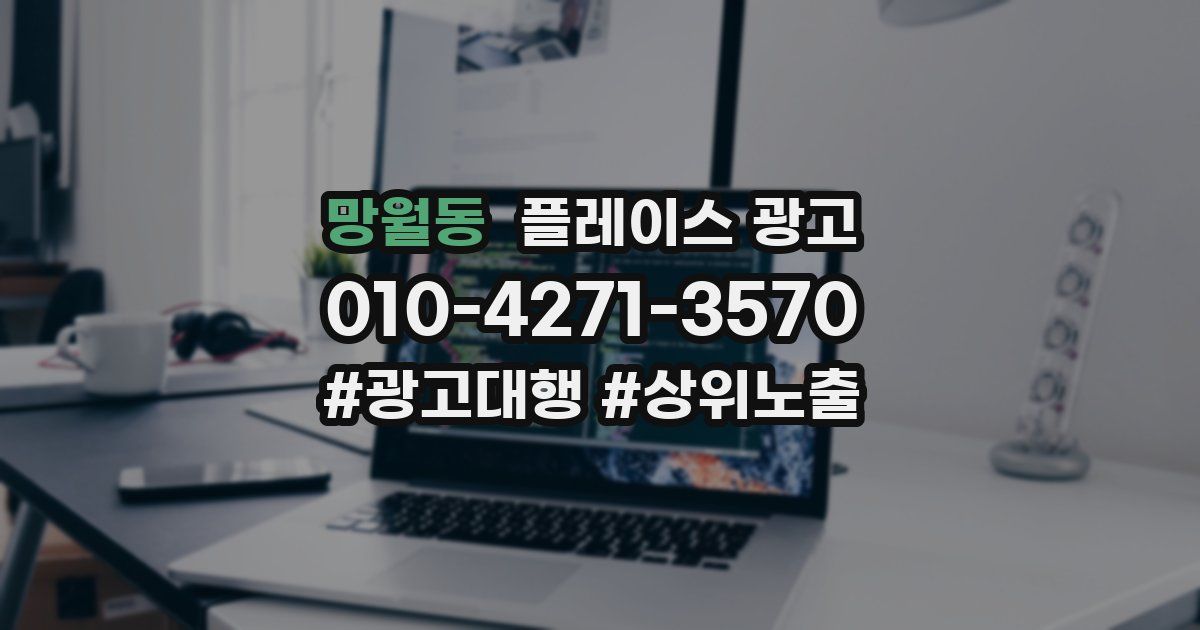망월동 플레이스 광고