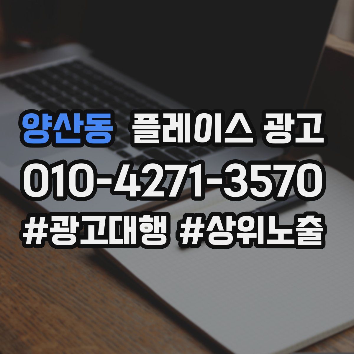 양산동 플레이스 광고