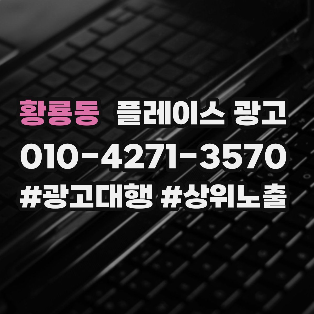 황룡동 플레이스 광고