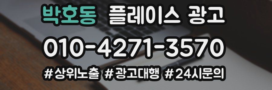 박호동 플레이스 광고