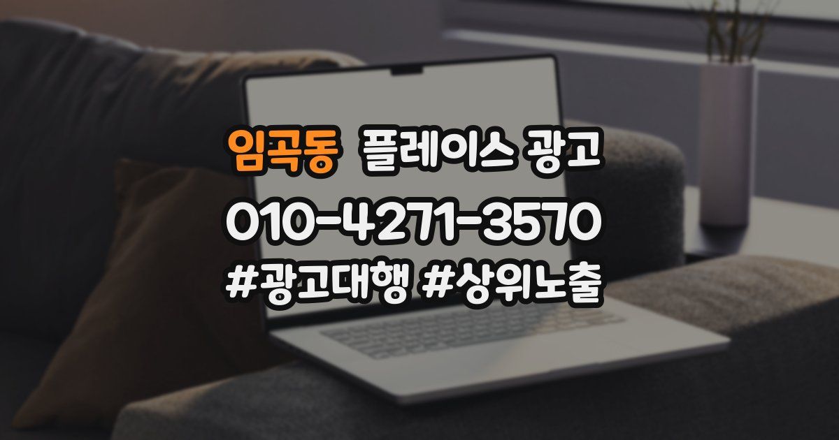 임곡동 플레이스 광고