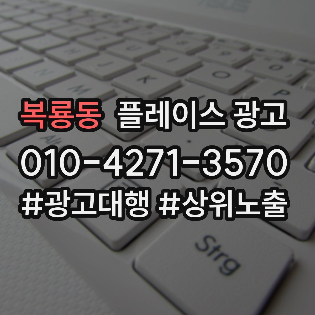 복룡동 플레이스 광고