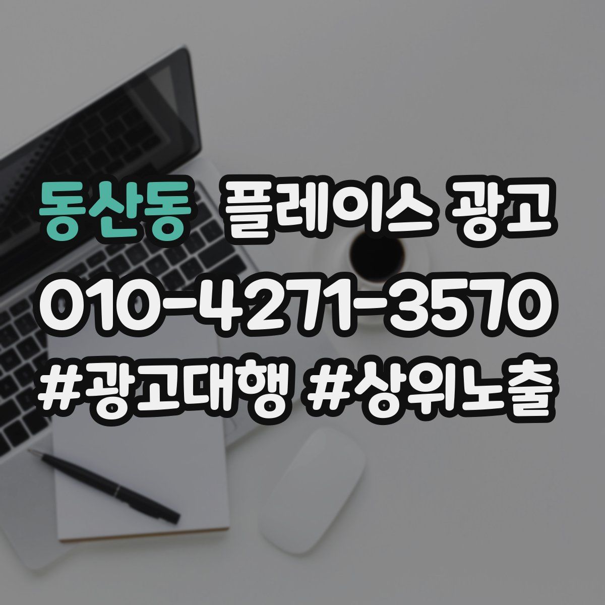 동산동 플레이스 광고