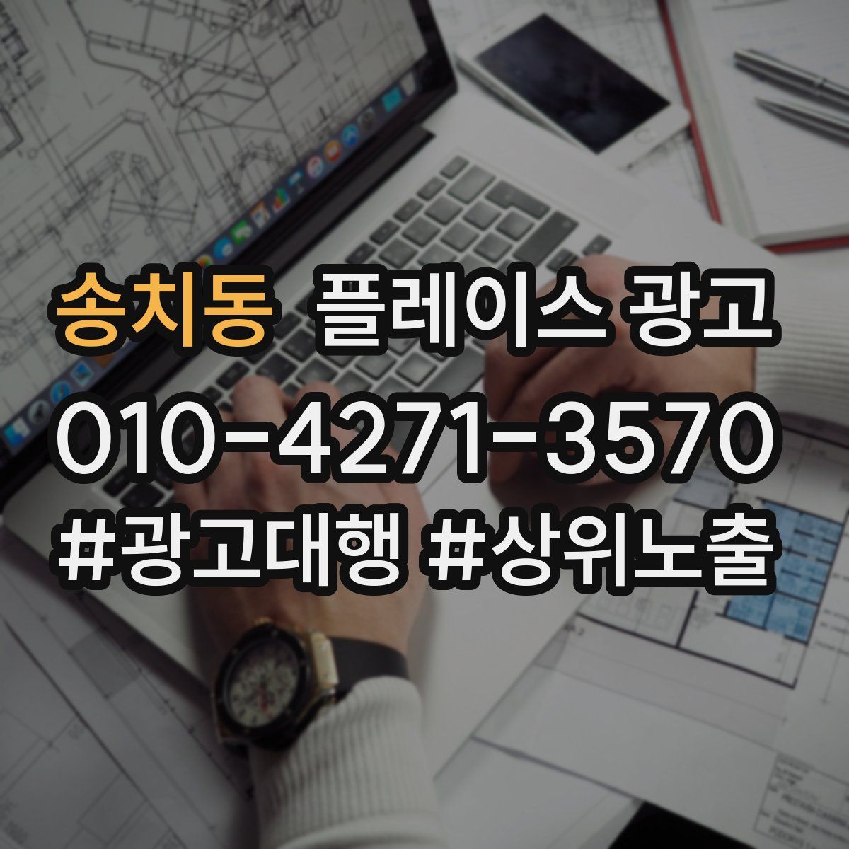 송치동 플레이스 광고