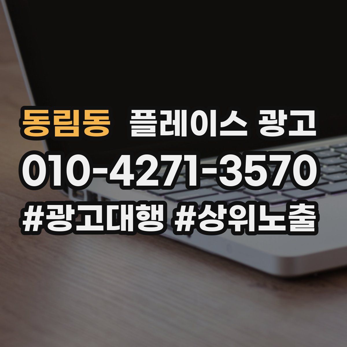 동림동 플레이스 광고