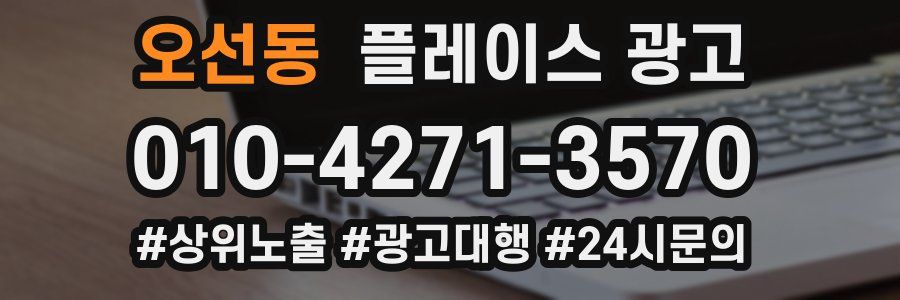 오선동 플레이스 광고