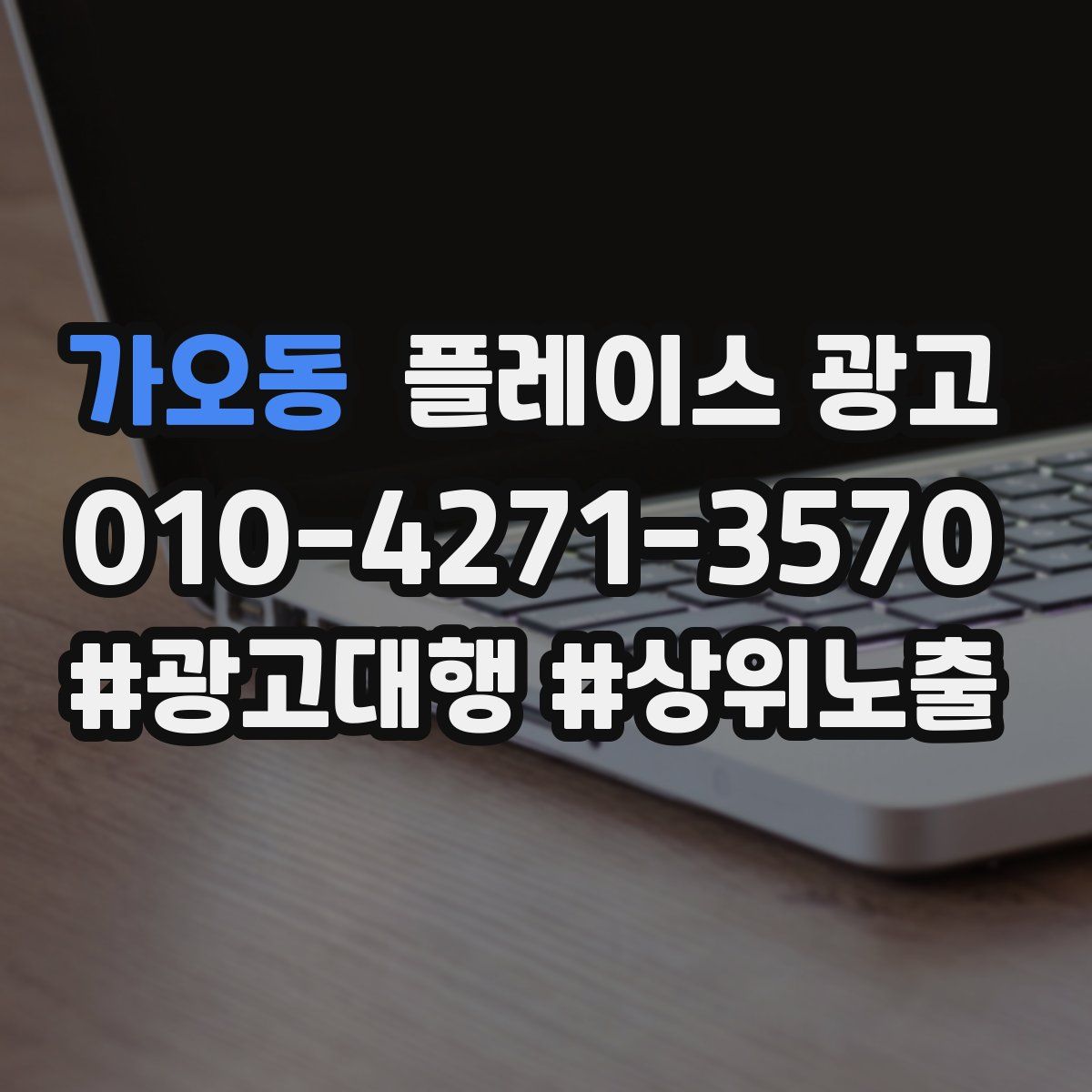 가오동 플레이스 광고