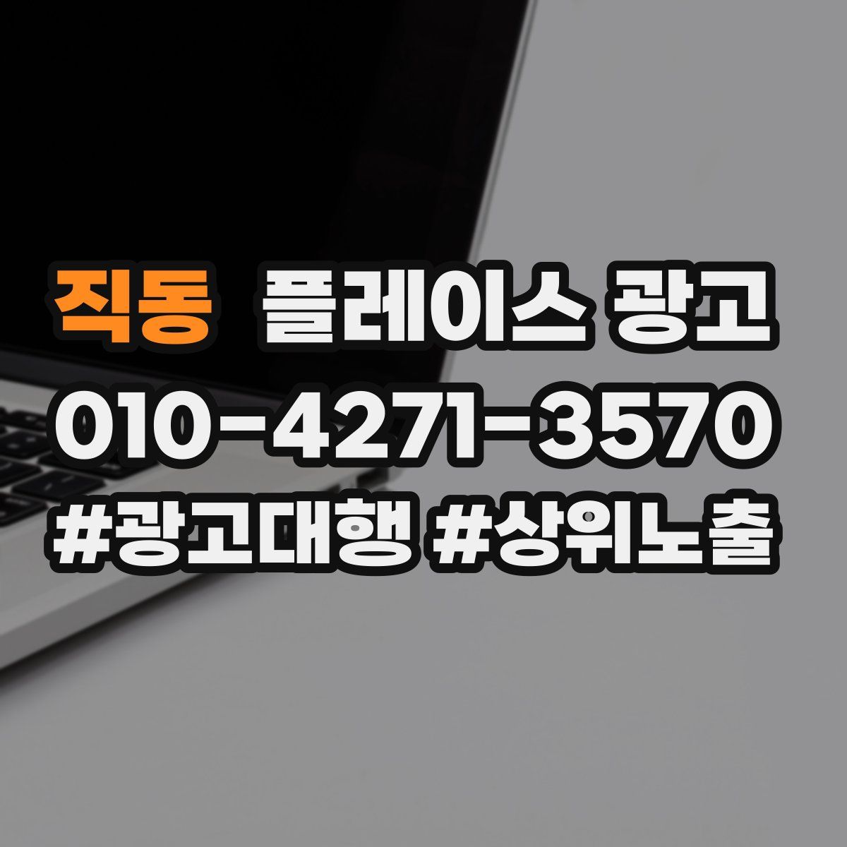 직동 플레이스 광고