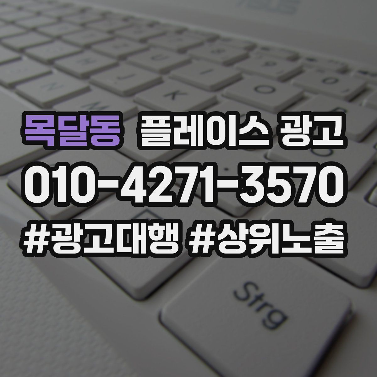 목달동 플레이스 광고