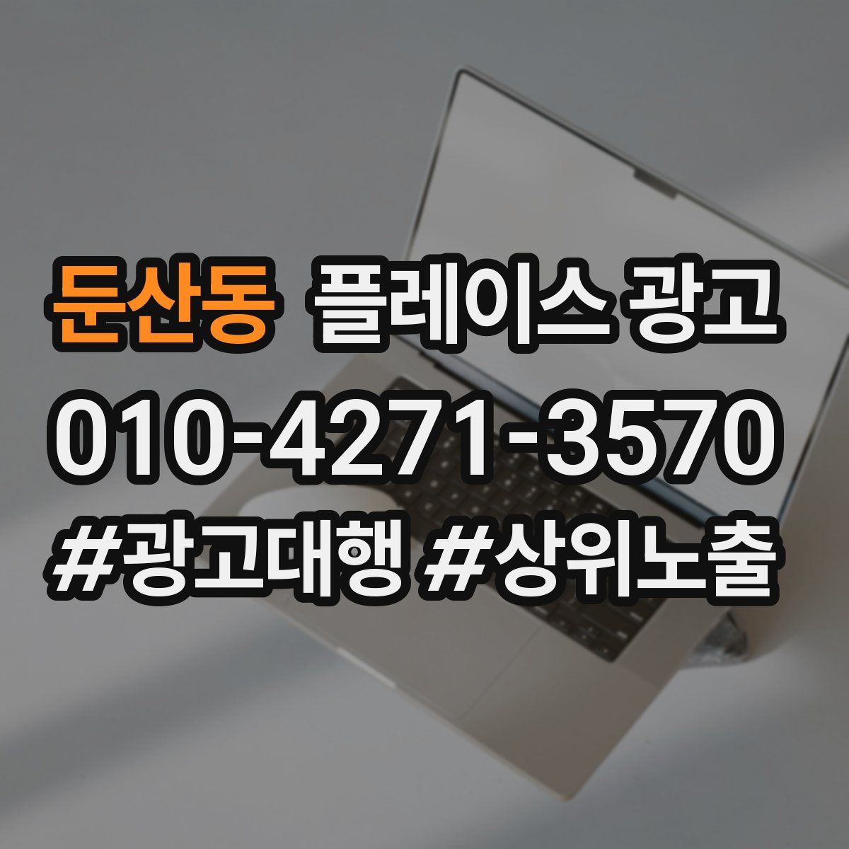 둔산동 플레이스 광고