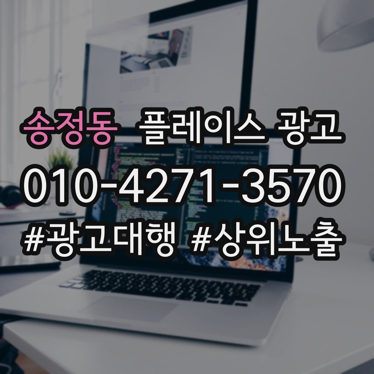 송정동 플레이스 광고