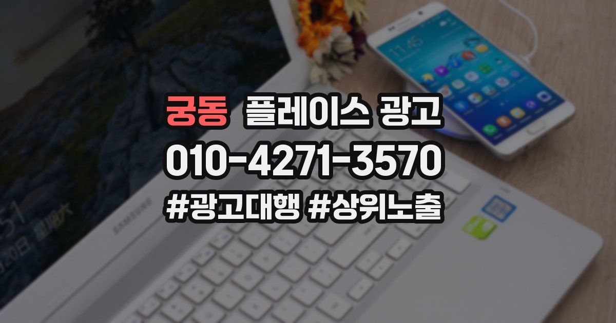 궁동 플레이스 광고