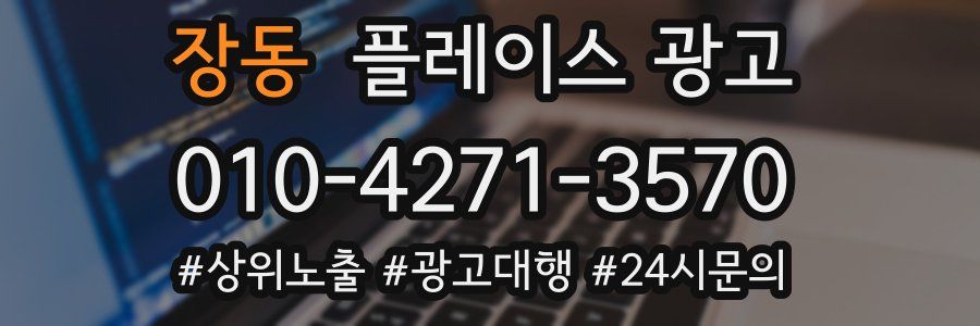 장동 플레이스 광고